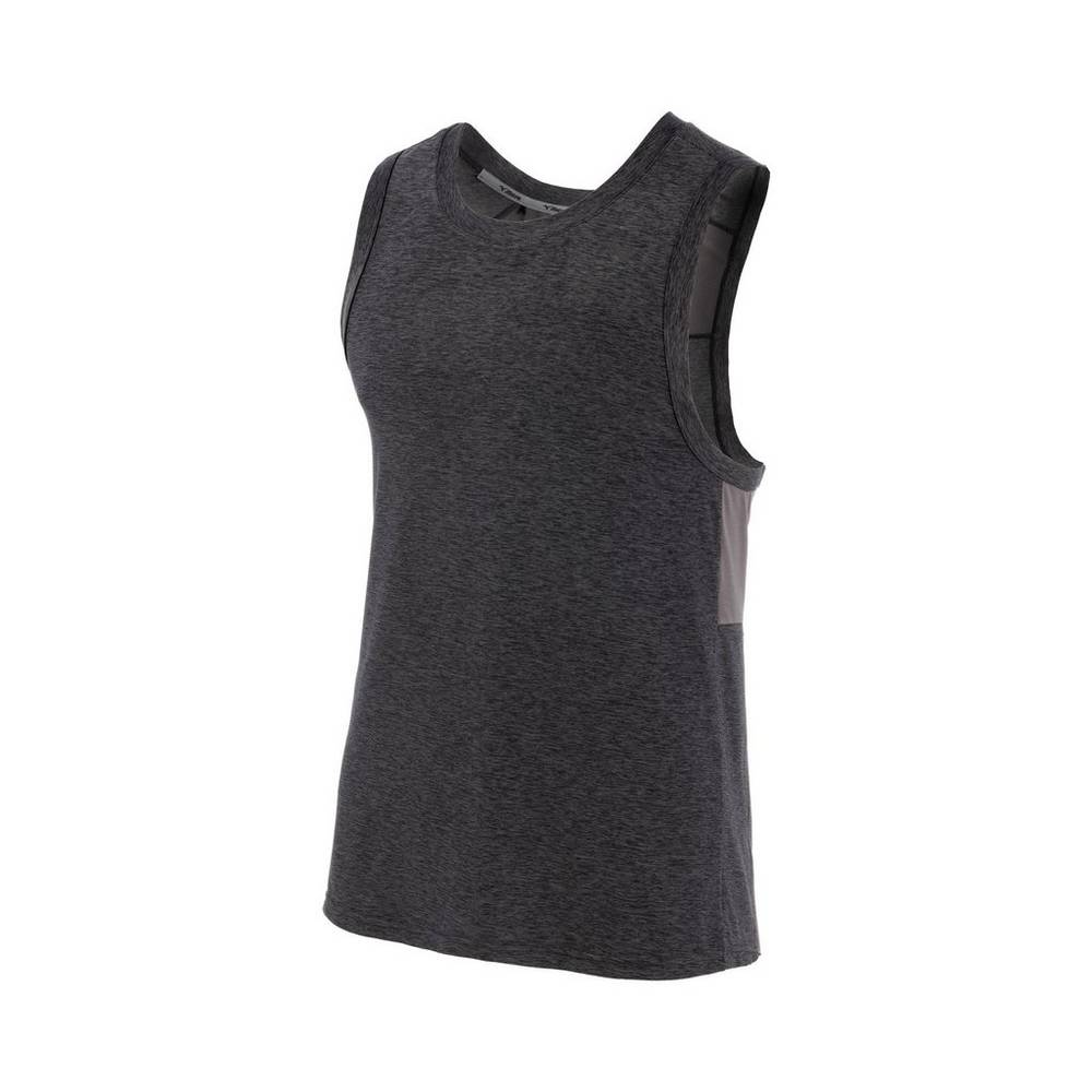 Panske Tank Top Mizuno Alpha Bezecke Čierne Vypredaj VXYJ19573